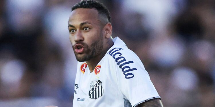 Neymar no Santos.