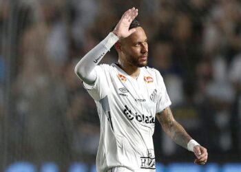 Neymar no Santos.