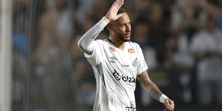 Neymar no Santos.