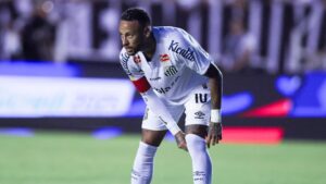 Neymar no Santos.