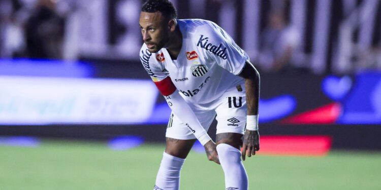 Neymar no Santos.