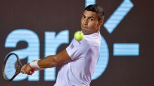 Thiago Monteiro no Rio Open.