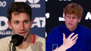 Casper Ruud e Jannik Sinner.