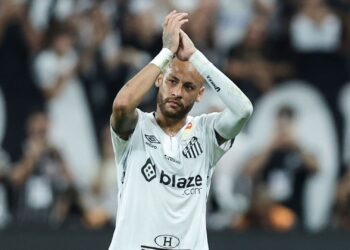 Neymar no Santos.