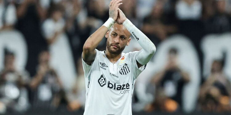 Neymar no Santos.