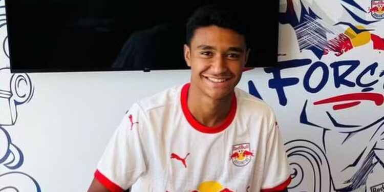 Foto de Pedro Severino, jogador do RB Bragantino vítima de acidente rodoviário