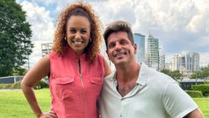 Karine Alves e Fernando Fernandes, novos apresentadores do Esporte Espetacular