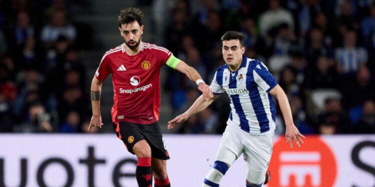 Manchester United e Real Sociedad ficaram no empate na ida