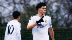 Enzo Alves em ação pelo Real Madrid