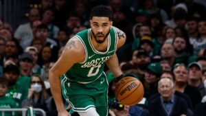 Jayson Tatum, estrela do Boston Celtics na NBA.