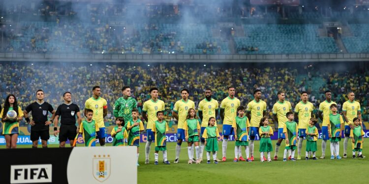 Brasil x Colômbia será definido nas Eliminatórias da Copa do Mundo 2026.