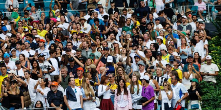 Torcida brasileiro não se comportou bem nos jogos de João Fonseca