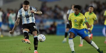 Argentina x Brasil nas Eliminatórias da Copa.