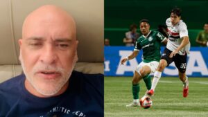 Marcão dispara contra pênalti marcado em Palmeiras x São Paulo pelo Paulistão 2025.