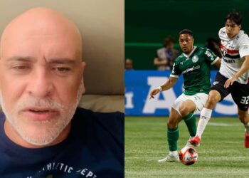 Marcão dispara contra pênalti marcado em Palmeiras x São Paulo pelo Paulistão 2025.