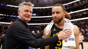 Steve Kerr conduz os Warriors à vitória na NBA.