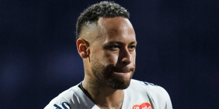 Neymar em ação pelo Santos