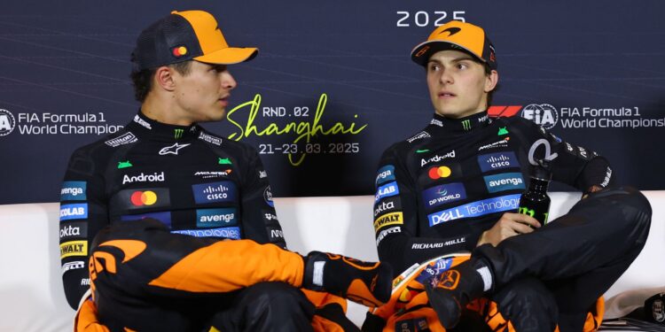 Norris fala sobre Piastri na F1.