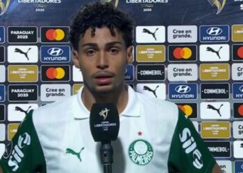 Luighi, do Palmeiras Sub-20, sofre caso de racismo na Conmebol Libertadores.