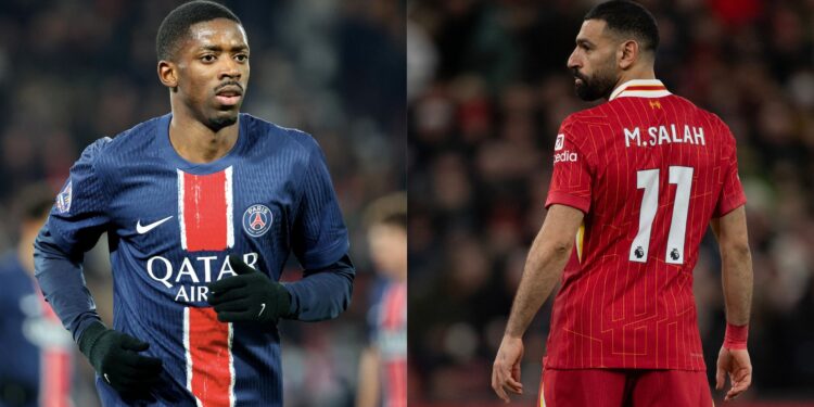 PSG x Liverpool será definido na Champions League 2024/2025.