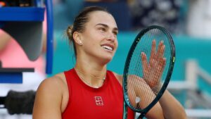 Sabalenka disputará a final do Miami Open.