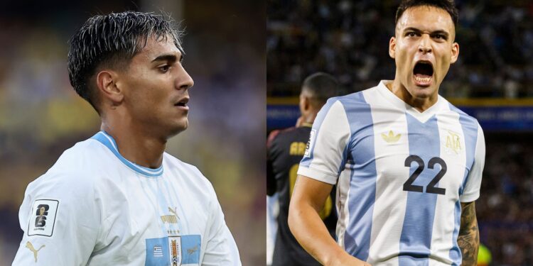 Uruguai x Argentina será definido nas Eliminatórias da Copa do Mundo 2026.