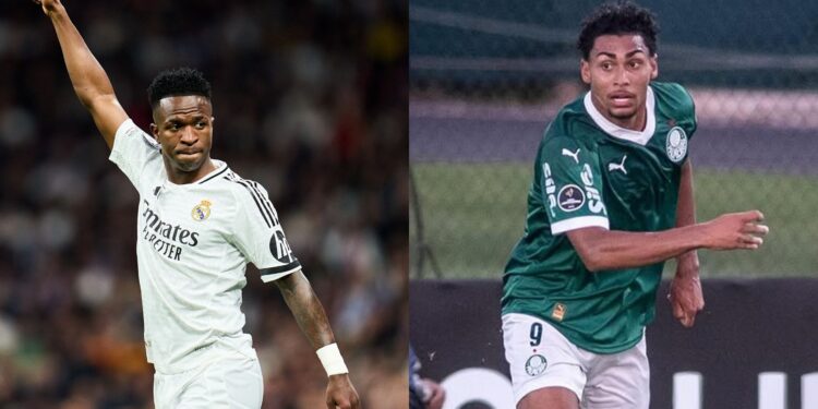 VIni Jr apoia Luighi, do Palmeiras, que sofreu racismo na Libertadores sub-20.