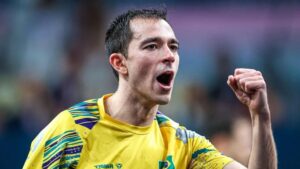 Hugo Calderano, mesa-tenista brasileiro