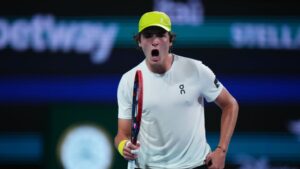 João Fonseca, tenista brasileiro, durante Miami Open
