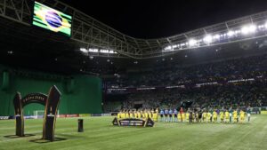 Allianz Parque no duelo entre Palmeiras e Cerro Porteño