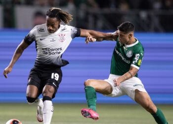 Palmeiras x Corinthians na ida da final do Paulistão