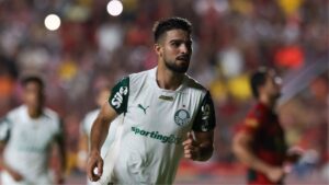 Flaco López, atacante do Palmeiras