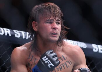 Diego Lopes em ação no UFC