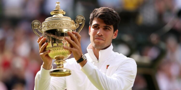 Carlos Alcaraz vencedor de quatro Grand Slams