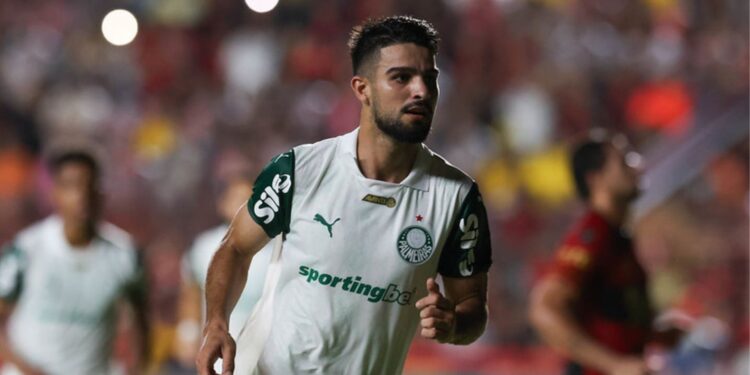 Flaco López, atacante do Palmeiras