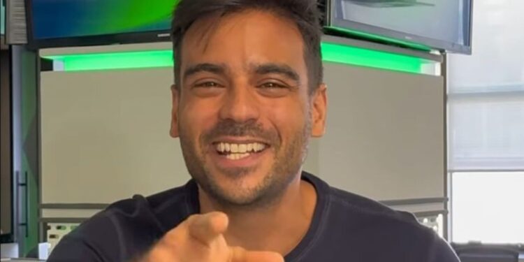 Apresentador da Globo sofre acidente de moto.