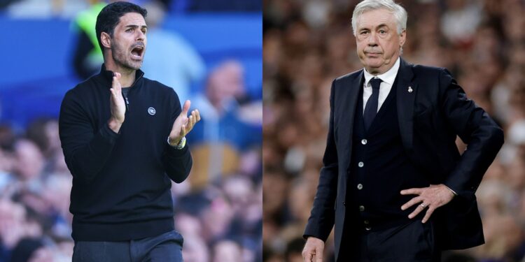 Arsenal x Real Madrid será definido nas quartas de final da Champions League.