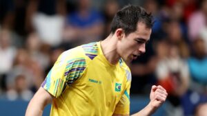 Hugo Calderano, campeão da Copa do Mundo de tênis de mesa.