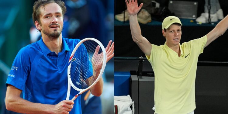 Medvedev abre o jogo sobre Sinner durante disputa no ATP de Monte Carlo.