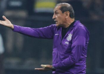 Ramón Díaz, técnico do Corinthians.