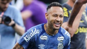 Neymar no Santos.