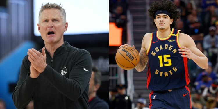 Steve Kerr fala sobre Gui Santos, do Golden State Warriors, na NBA.