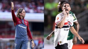Zubeldía e Calleri, do São Paulo.