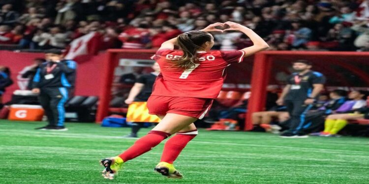 Foto jogadora comemorando - Créditos: instagram@fifawomensworldcup