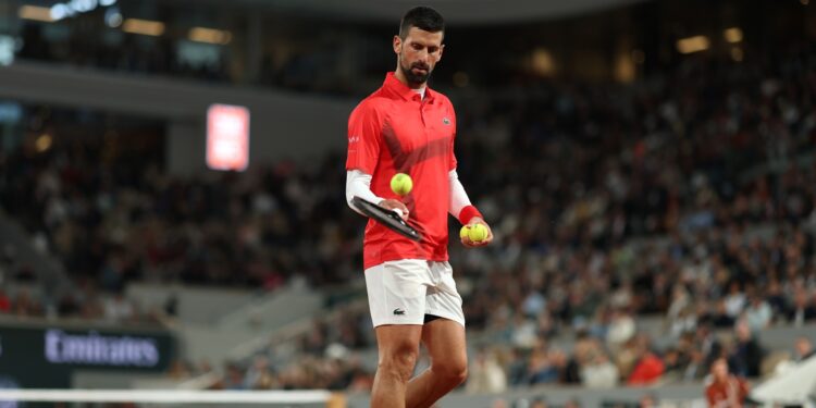 Nokav Djokovic em Roland Garros