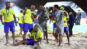 Brasil é heptacampeão do mundo no futebol de areia