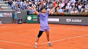 Carlos Alcaraz no Roma Open