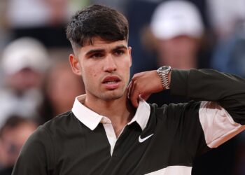 Carlos Alcaraz em Roland Garros