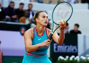 Aryna Sabalenka em Roland Garros