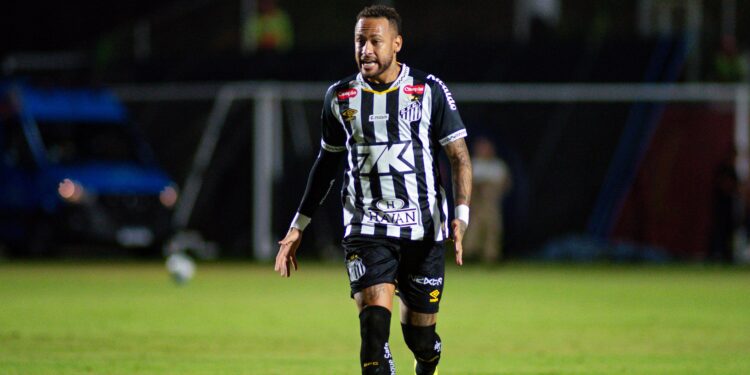 Neymar em ação pelo Santos